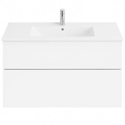 Oase Classic Set Unterschrank inkl. Waschtisch mit hochwertigen Metallschubladen von Hettich (BetaZ)