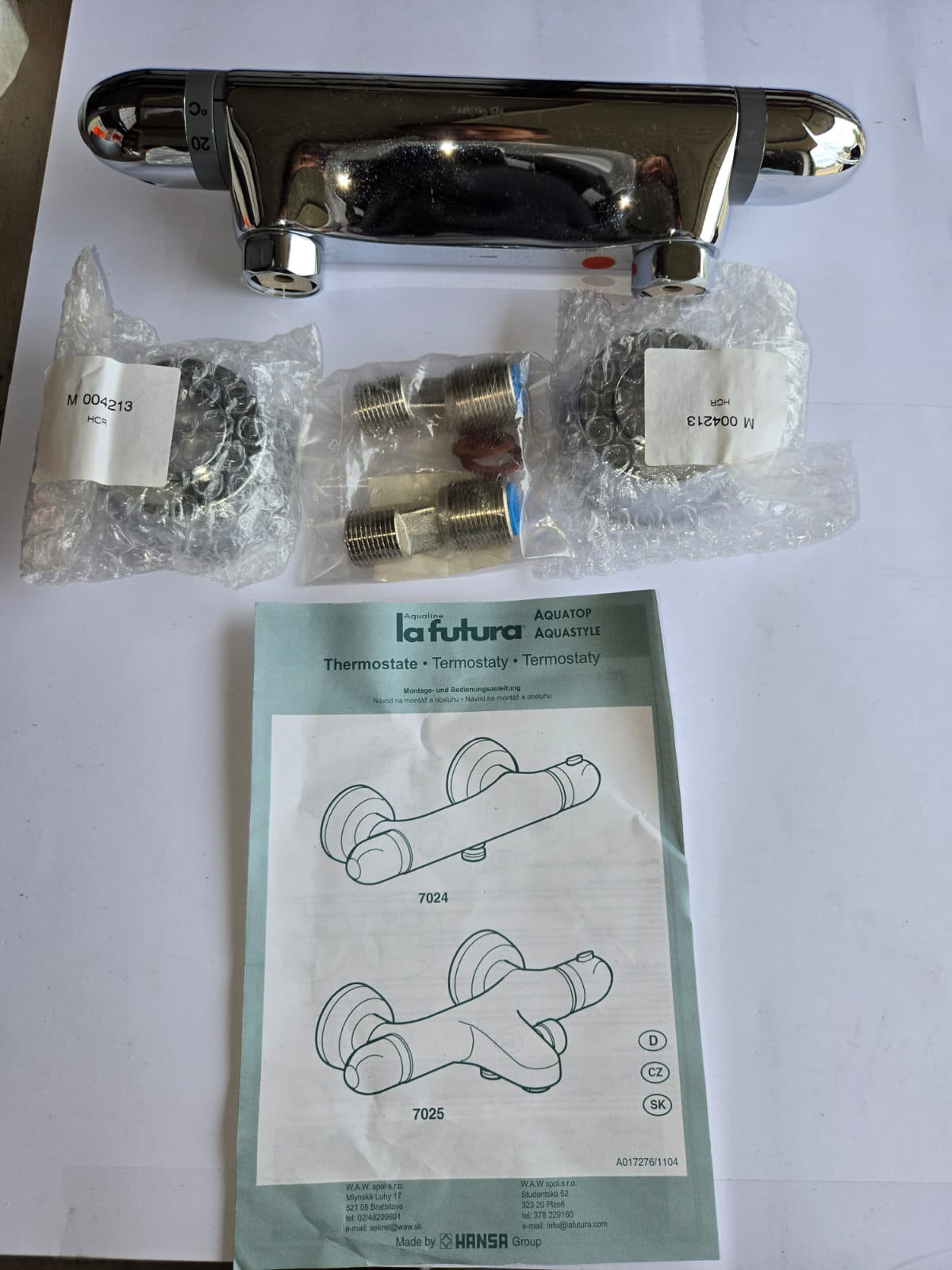 La Futura Aquatop Brausethermostat 702401830040 Chrom – B-Ware