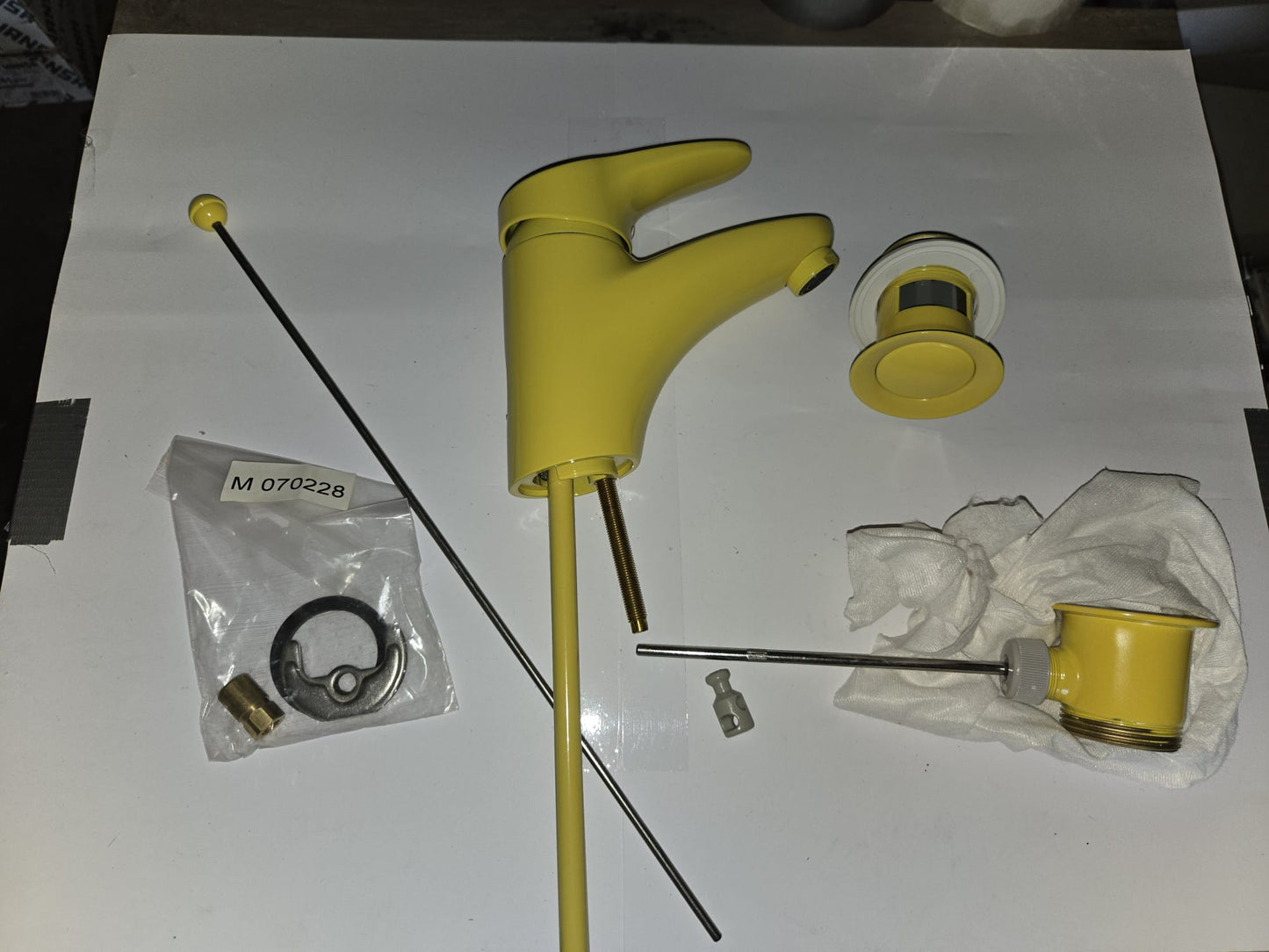 Hansa HANSAMIX Waschtischbatterie 01092173A Gelb