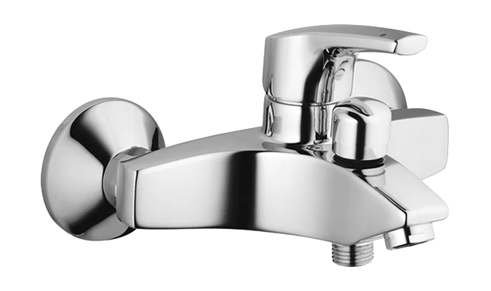 Hansa HANSAPOLO Wannenfüll- und Brausebatterie 51442103 Chrom Aufputz
