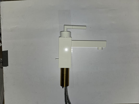Hansa HANSAQUADRIS Waschtischbatterie 50052202 Weiß Sondervariante