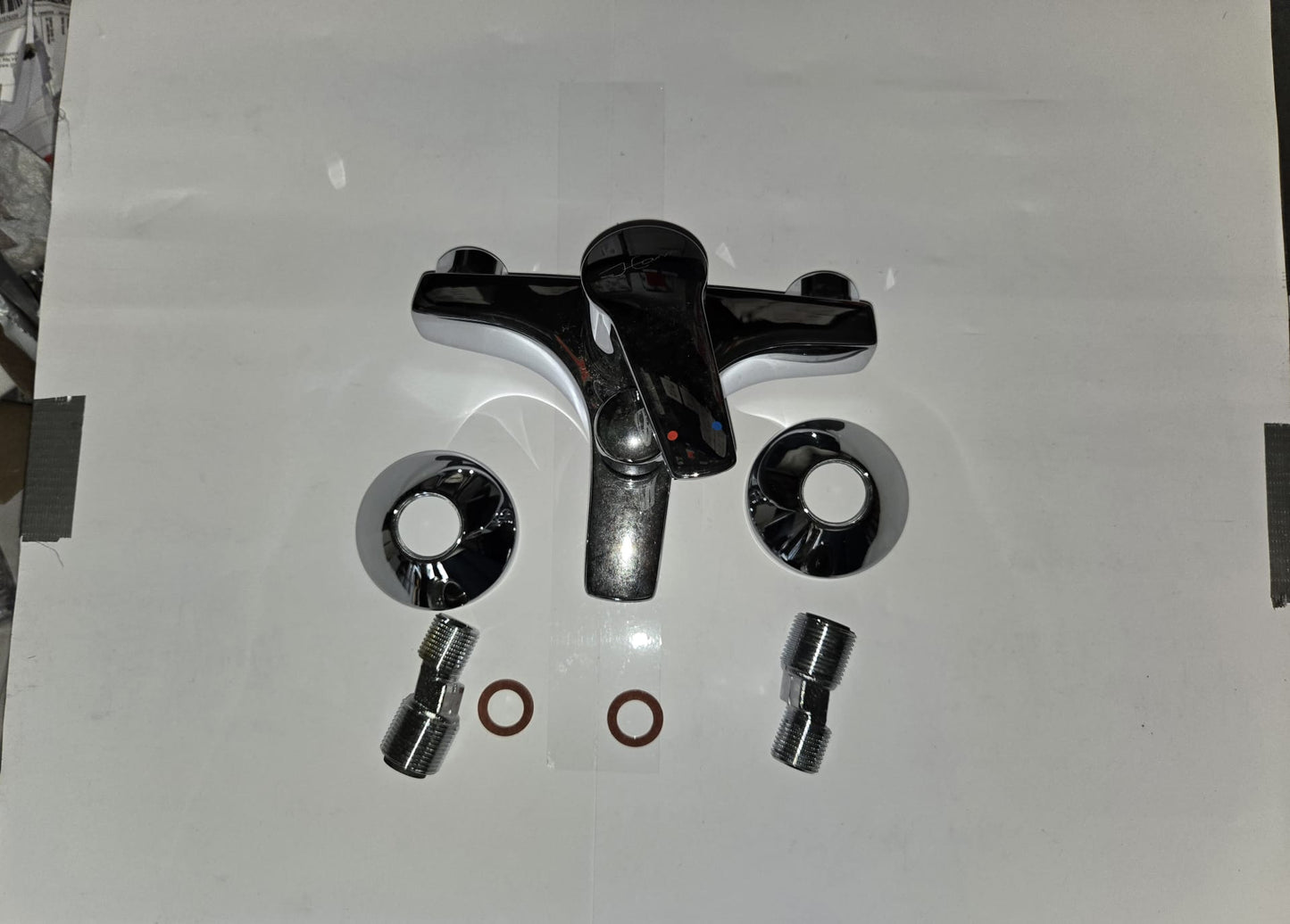 Hansa HANSAPOLO Wannenfüll- und Brausebatterie 51442103 Chrom Aufputz