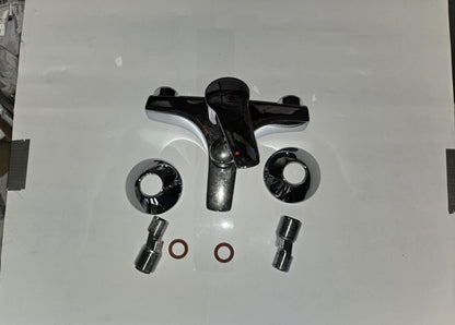 Hansa HANSAPOLO Wannenfüll- und Brausebatterie 51442103 Chrom Aufputz