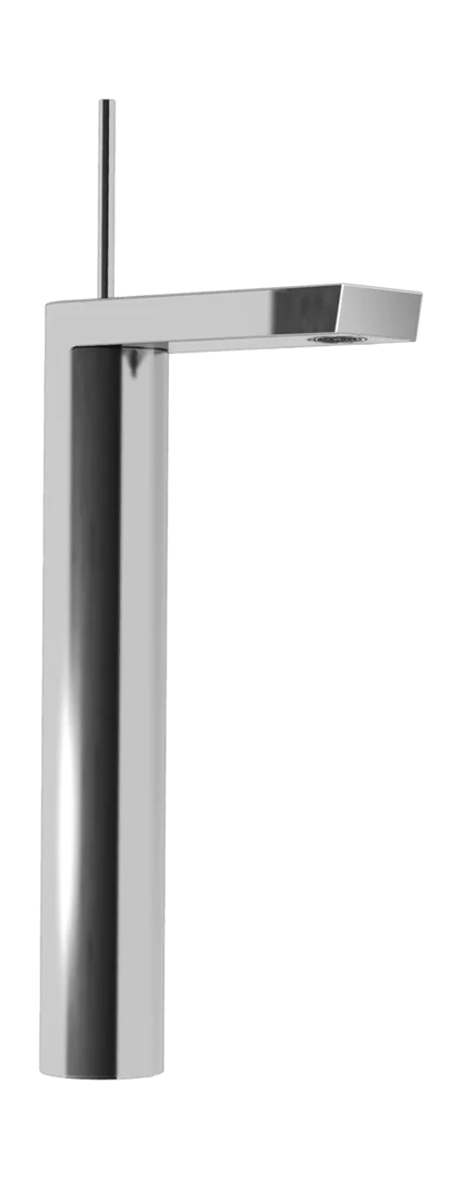 Hansa HANSASTELA Hohe Waschtischbatterie 57102201 Edelstahl Optik