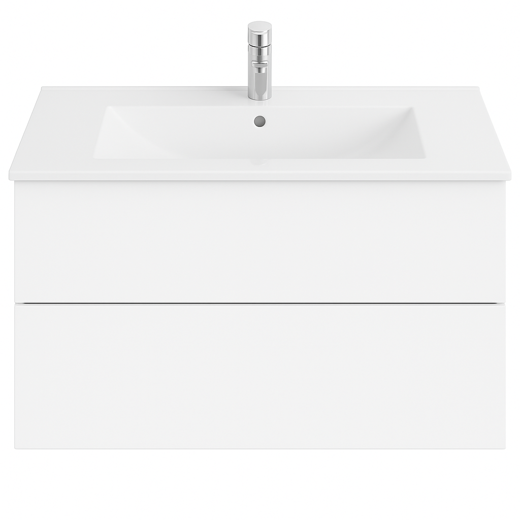 Oase Classic Set Unterschrank inkl. Waschtisch mit hochwertigen Metallschubladen von Hettich (BetaZ)