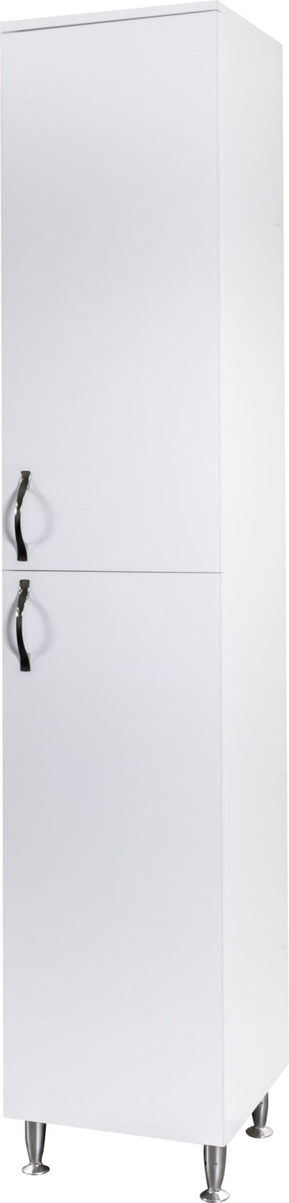 Oase AL Aleco Hochschrank – 2 Türen – 35 × 190 cm – Weiß