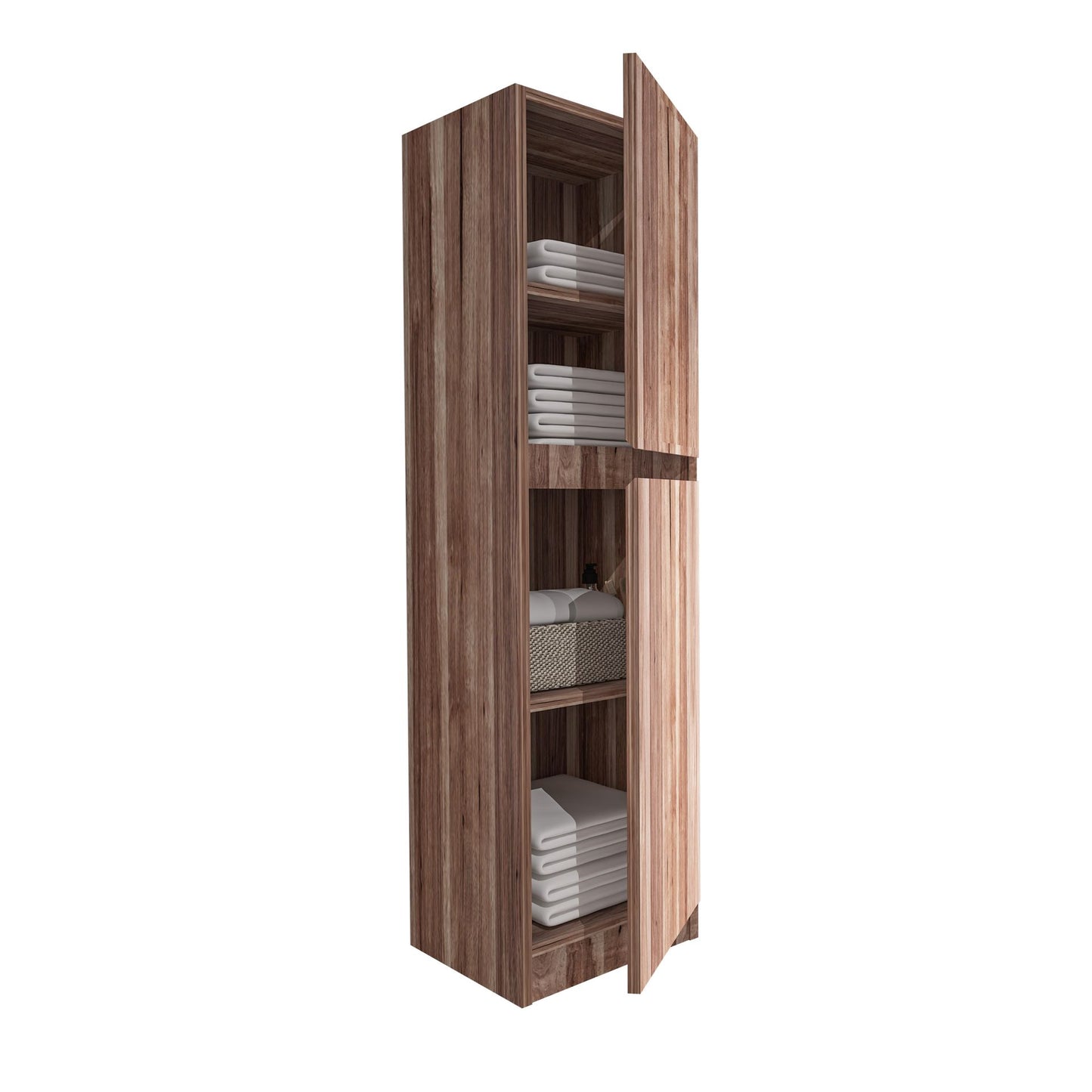 JUPITER Hochschrank - Grifflos - 2 Türen - Soft-Close