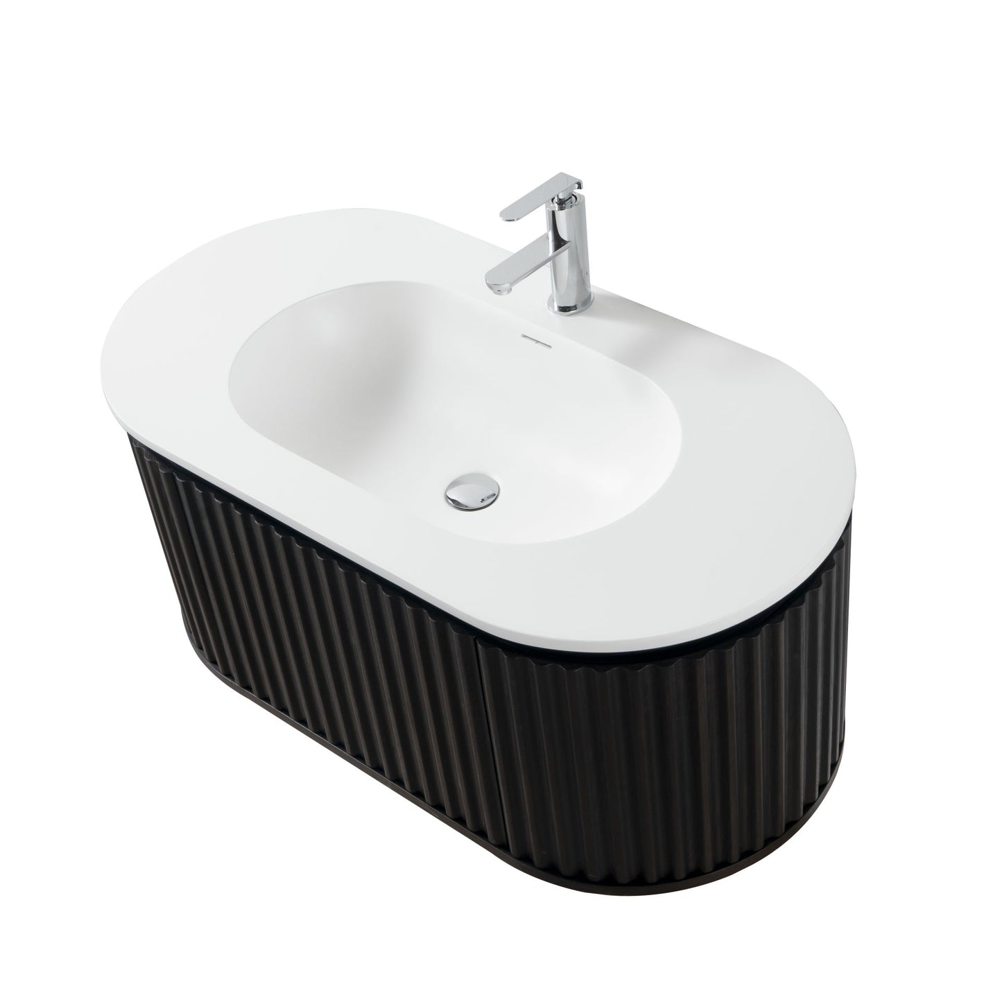 Oase AL BEGONIA Waschtischunterschrank - grifflos, Soft-Close