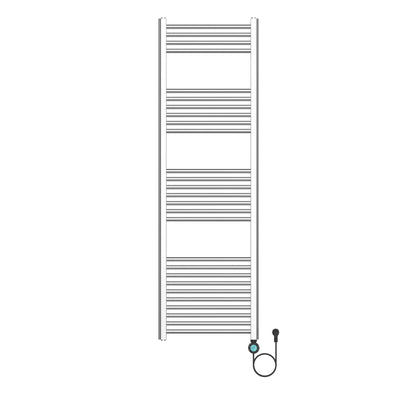 BELRAD Elektrischer Handtuchheizkörper Digital | Programmierbar | Smart WiFi | Rechtsanschluss