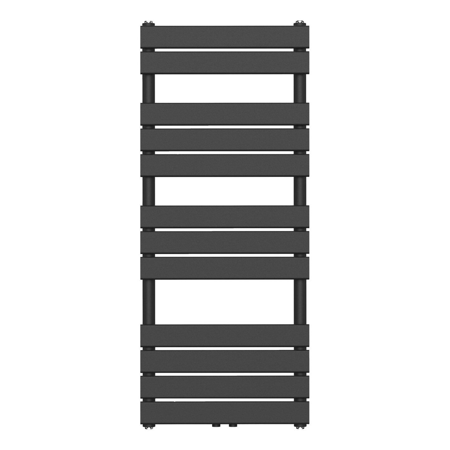 Handtuchheizkörper Schwarz - Mittelanschluss