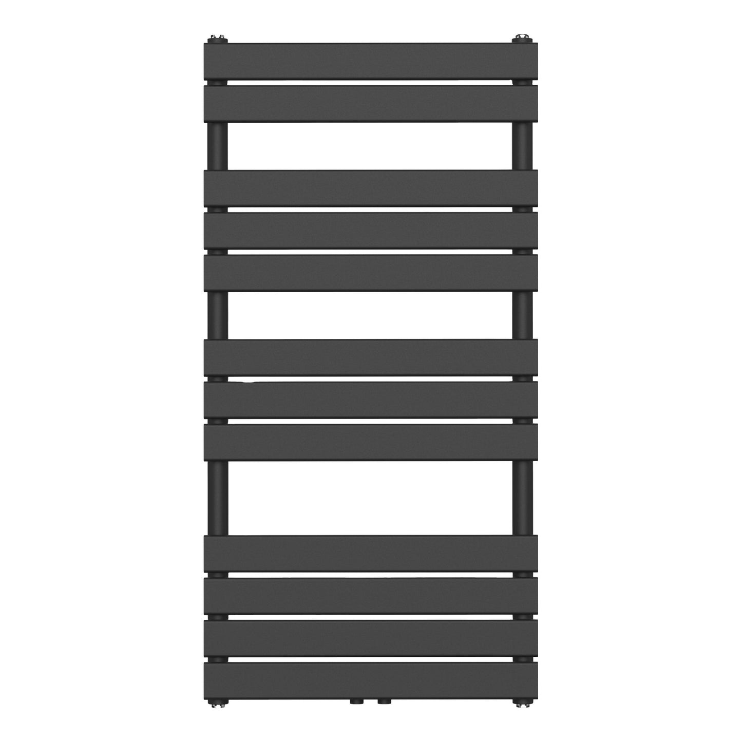 Handtuchheizkörper Schwarz - Mittelanschluss