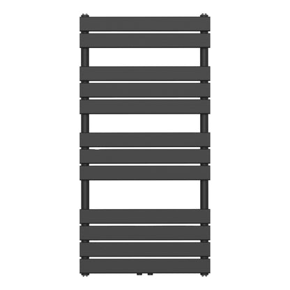 Handtuchheizkörper Schwarz - Mittelanschluss