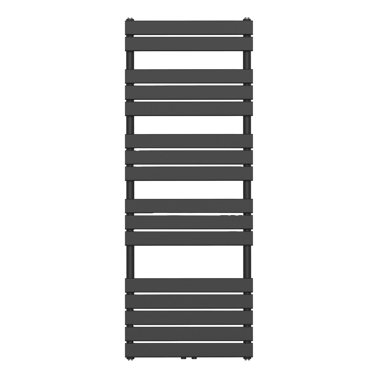 Handtuchheizkörper Schwarz - Mittelanschluss