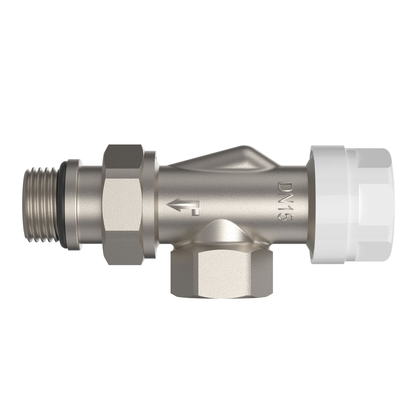 BELRAD Heizkörperventil - Thermostatisch - Umgekehrt Eckform - M30 - 1/2" MF