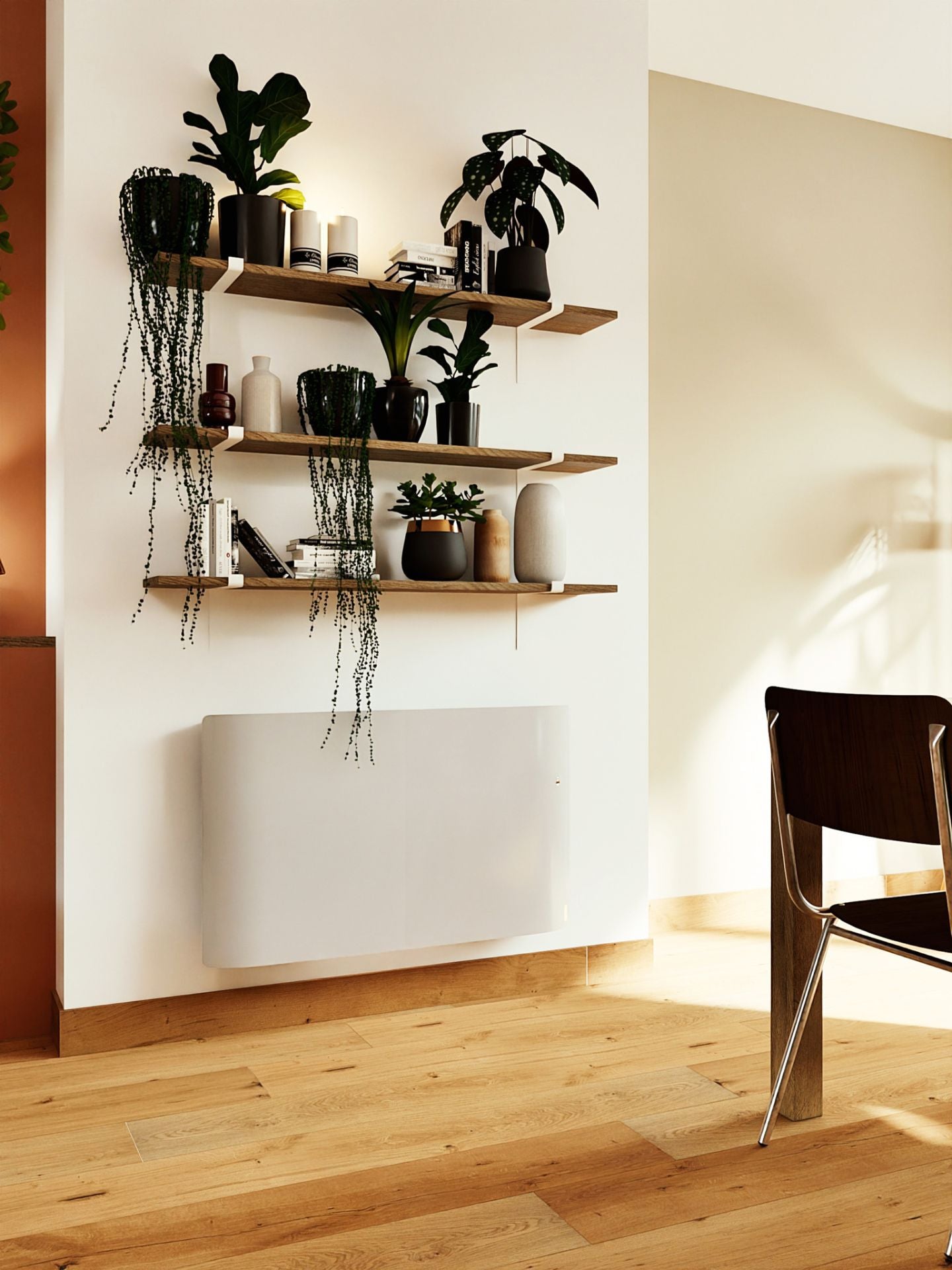 Oase AT Elektrischer Wandheizkörper mit Stecker und Programm – 2000W