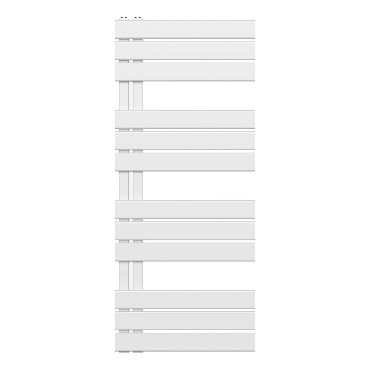 Handtuchheizkörper mit linkem Anschluss (Kombi), Weiß