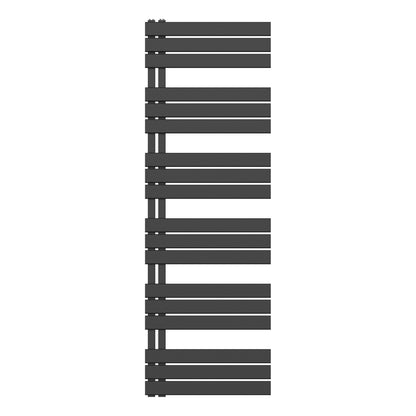 Handtuchheizkörper - linker Anschluss - Kombibetrieb - Schwarz matt