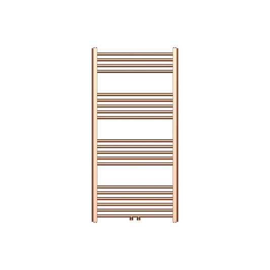 Belrad Handtuchheizkörper – Zentrale Anschlussausführung (Design-Serie)