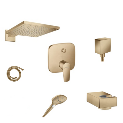 Hansgrohe Unterputz Dusch-Set Talis E Bronze  mit Wand- oder Deckenanschluss
