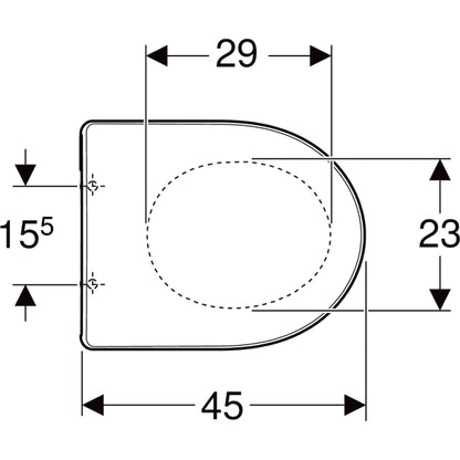 Geberit Renova WC-Sitz 573025000