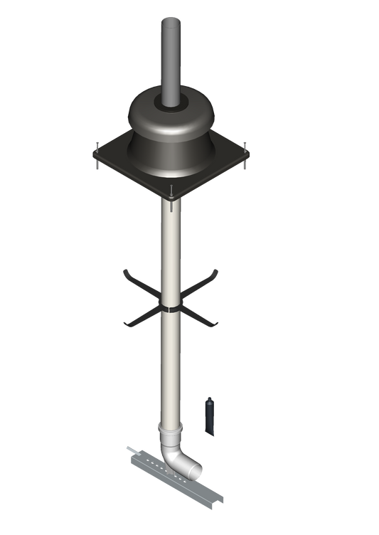 Viessmann Basispaket Schacht Ø 60 mm (PPs starr) - 7373211