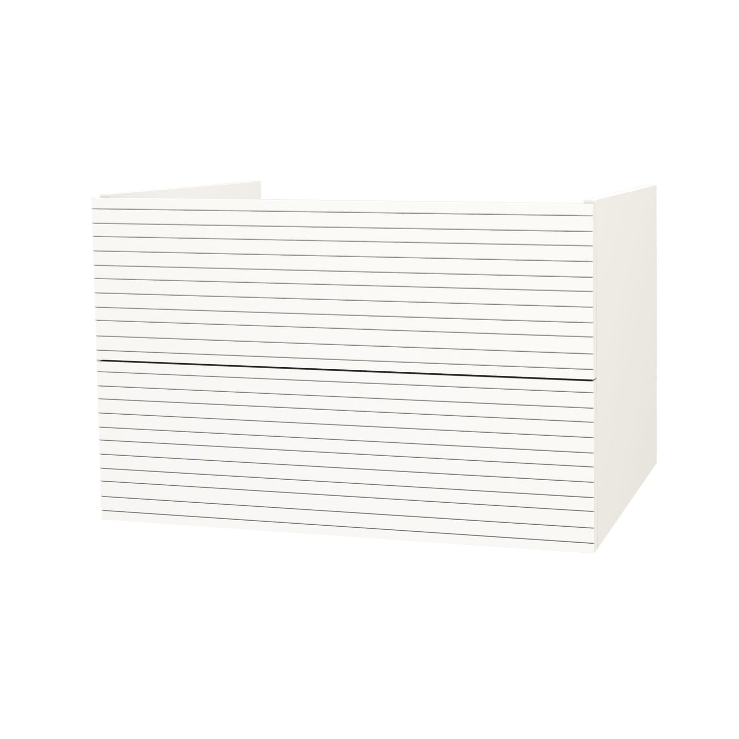 ELITE Unterbau-Unterschrank mit horizontaler Reliefstruktur