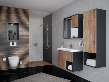 Oase Design Spülrandloses Tahret Bidet Wand-WC inkl. Sitz mit Absenkautomatik weiß matt