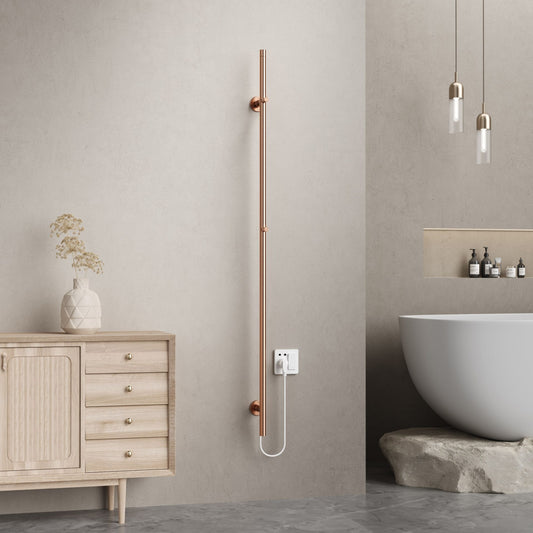 BELRAD Rod Handtuchtrockner Elektrisch | Single & Double | Minimalistisches Design