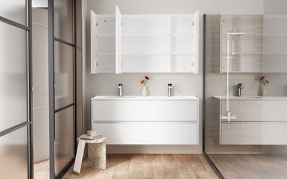 OASE AL Waschtischunterschrank - 2 Schubladen - Grifflos - Soft-Close