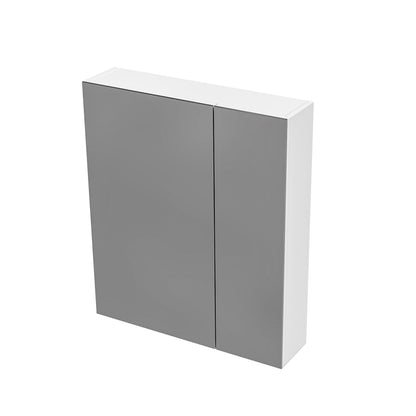 Oase AL Hayat Spiegelschrank - 60 cm und 80 cm, Asymmetrische Einzelseitige Spiegel-Türen, 4 höhenverstellbare Regale