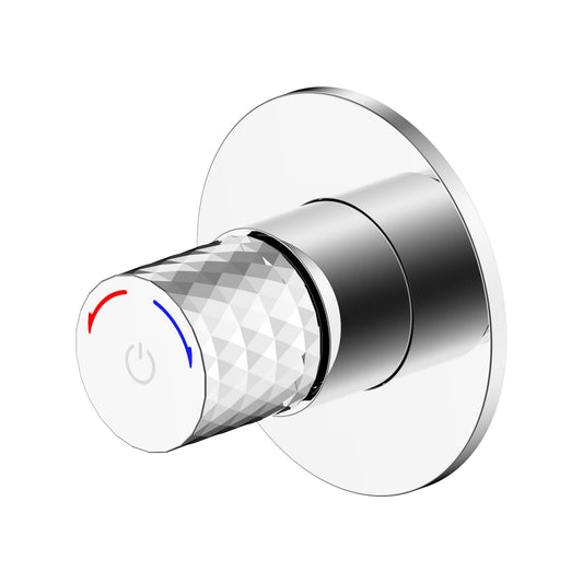 Oase AL Flow Dusch- & Bidetmischer – Push-Button | Warm & Kalt | Unterputz | Chrom