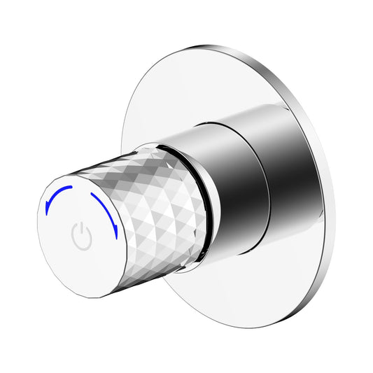 Oase AL Flow Bidetmischer – Push-Button | Kaltwasser | Unterputz | Chrom