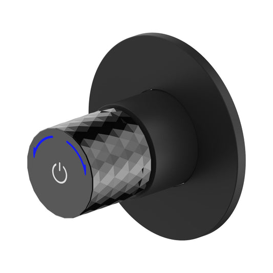 Oase AL Flow Bidetmischer – Push-Button | Nur Kaltwasser | Unterputz | Matt Schwarz