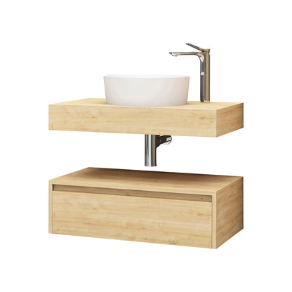 Oase AL Lina Waschtischunterschrank - Matt Schwarz, Matt Weiß, und Safir