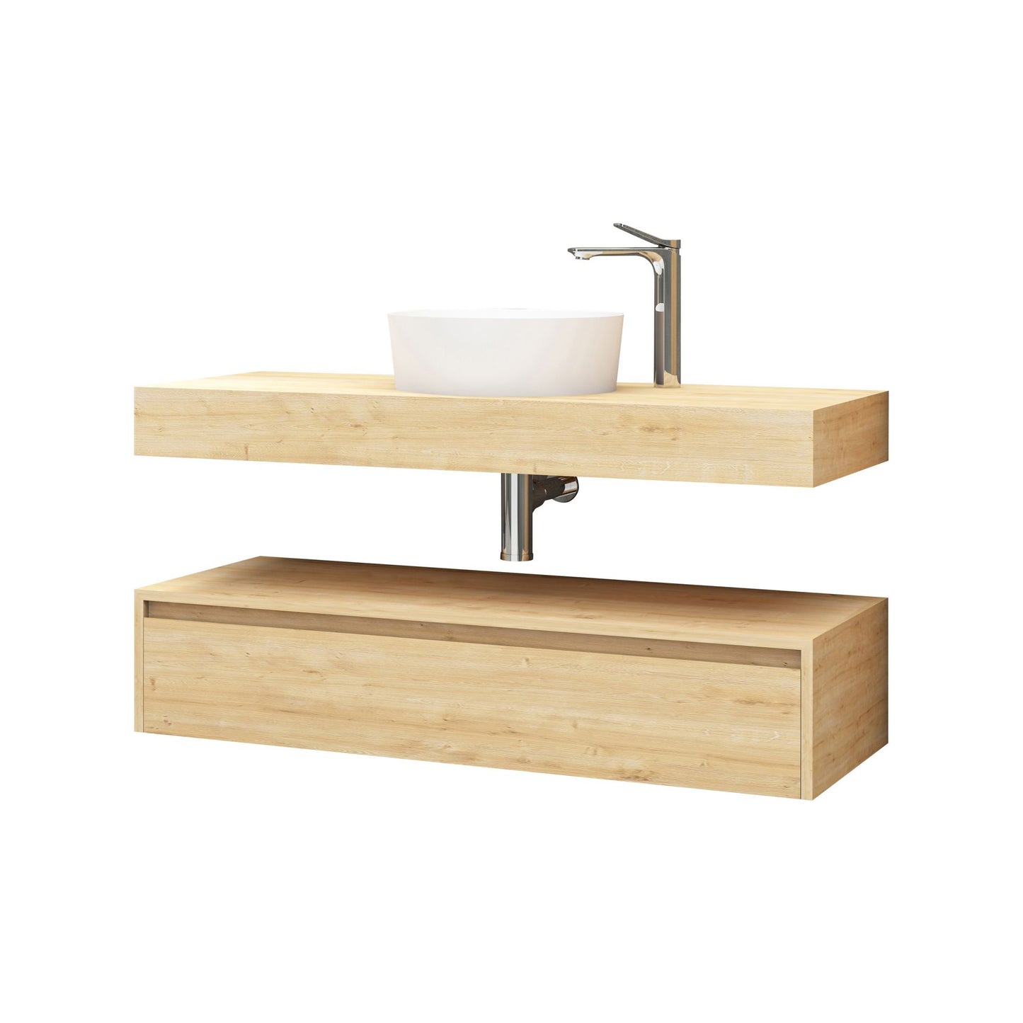 Oase AL Lina Waschtischunterschrank - Matt Schwarz, Matt Weiß, und Safir