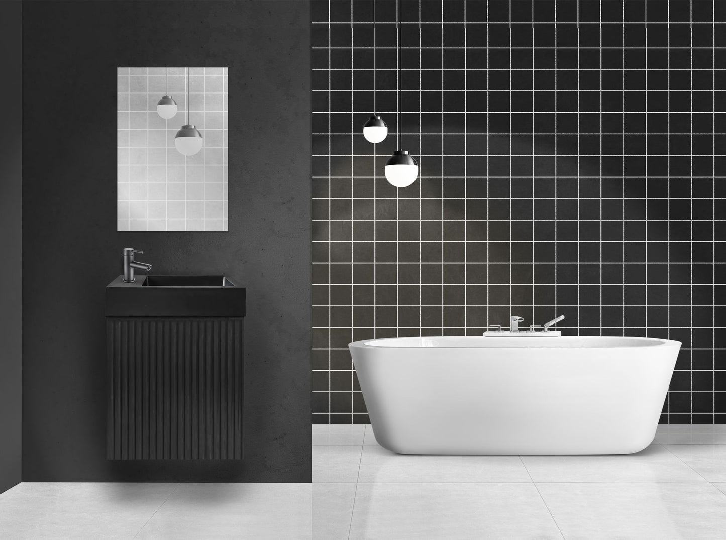 Oase AL Mikaro Toilettenspiegel mit Rahmen - Modern und elegant