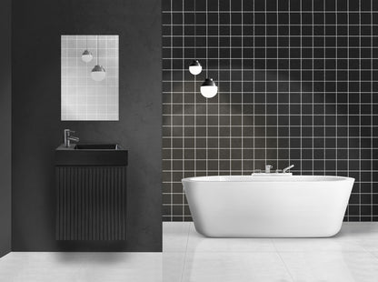 Oase AL Mikaro Toilettenspiegel mit Rahmen - Modern und elegant