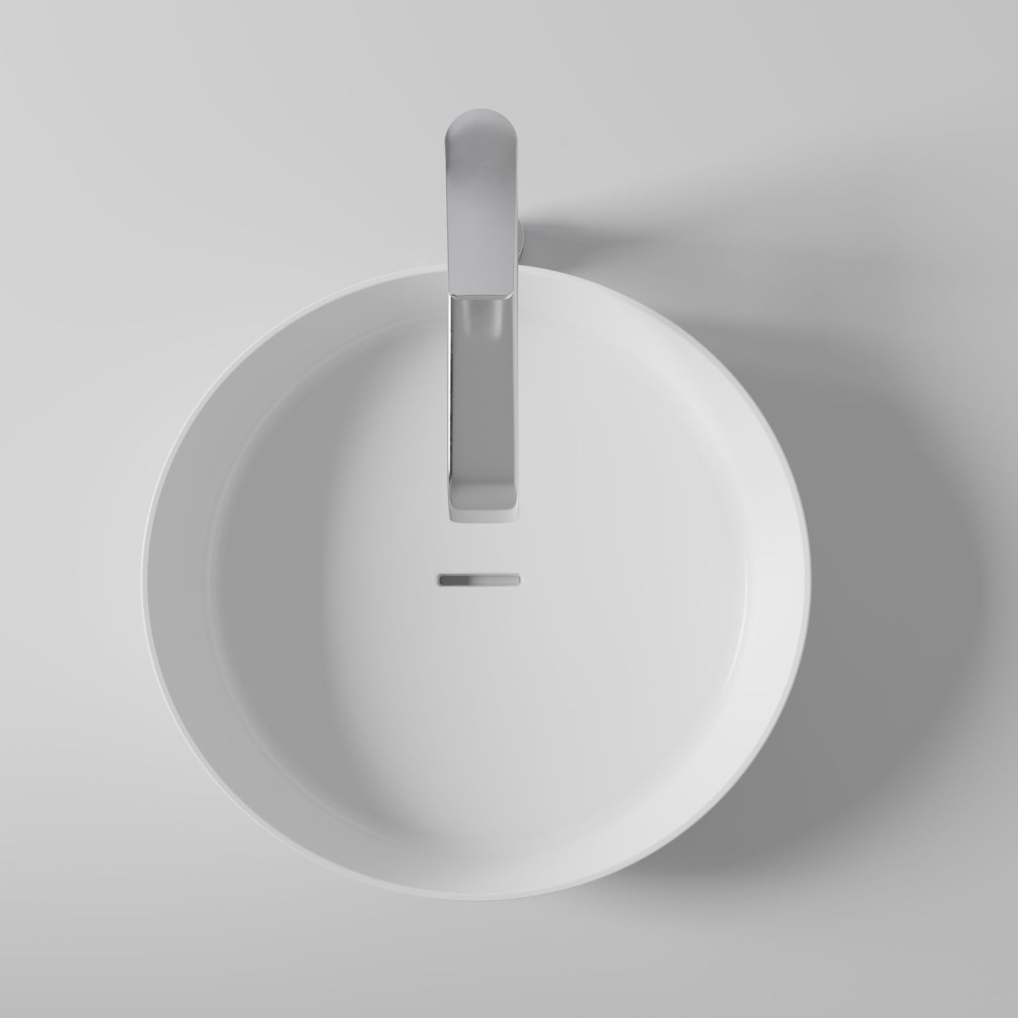 Oase CR RB140 Aufsatzwaschbecken – Keramik – Ohne Überlauf & Ohne Hahnloch – 40×10×40 cm – Weiß Glänzend