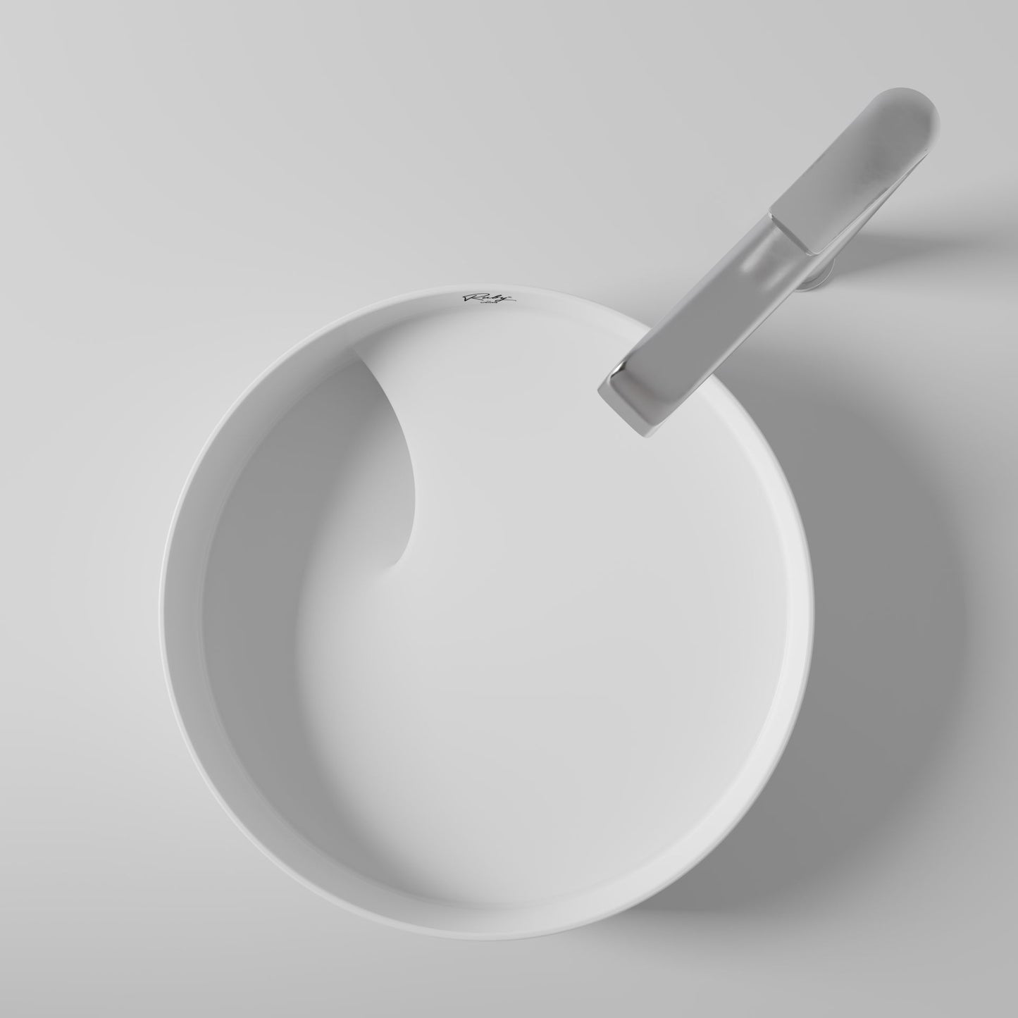 Oase CR RB141 Aufsatzwaschbecken – Keramik – Ohne Überlauf & Ohne Hahnloch – 40×11×40 cm – Weiß Glänzend