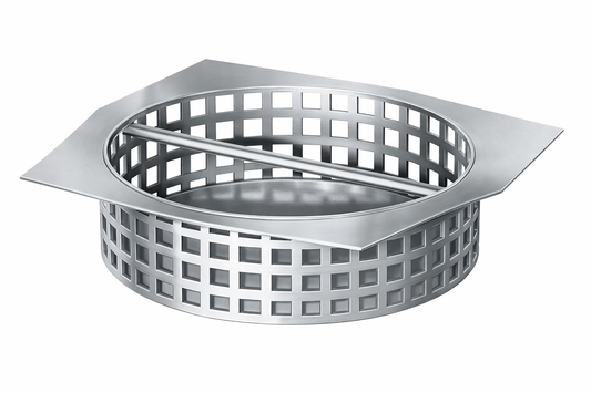 ACO Eimer Edelstahl Schlitzweite: 8mm, Höhe: 42mm