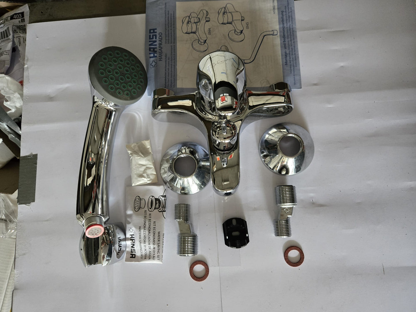 Hansa HANSAPRADO Wannenfüll- und Brausebatterie 01442111 Chrom
