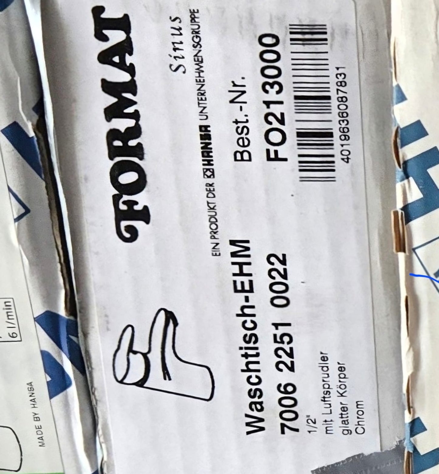 Format Waschtisch-Einhebelmischer 700622510022 Chrom