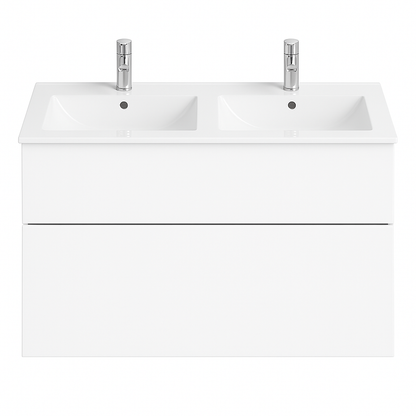 Oase Classic Set Unterschrank inkl. Waschtisch mit hochwertigen Metallschubladen von Hettich (BetaZ)