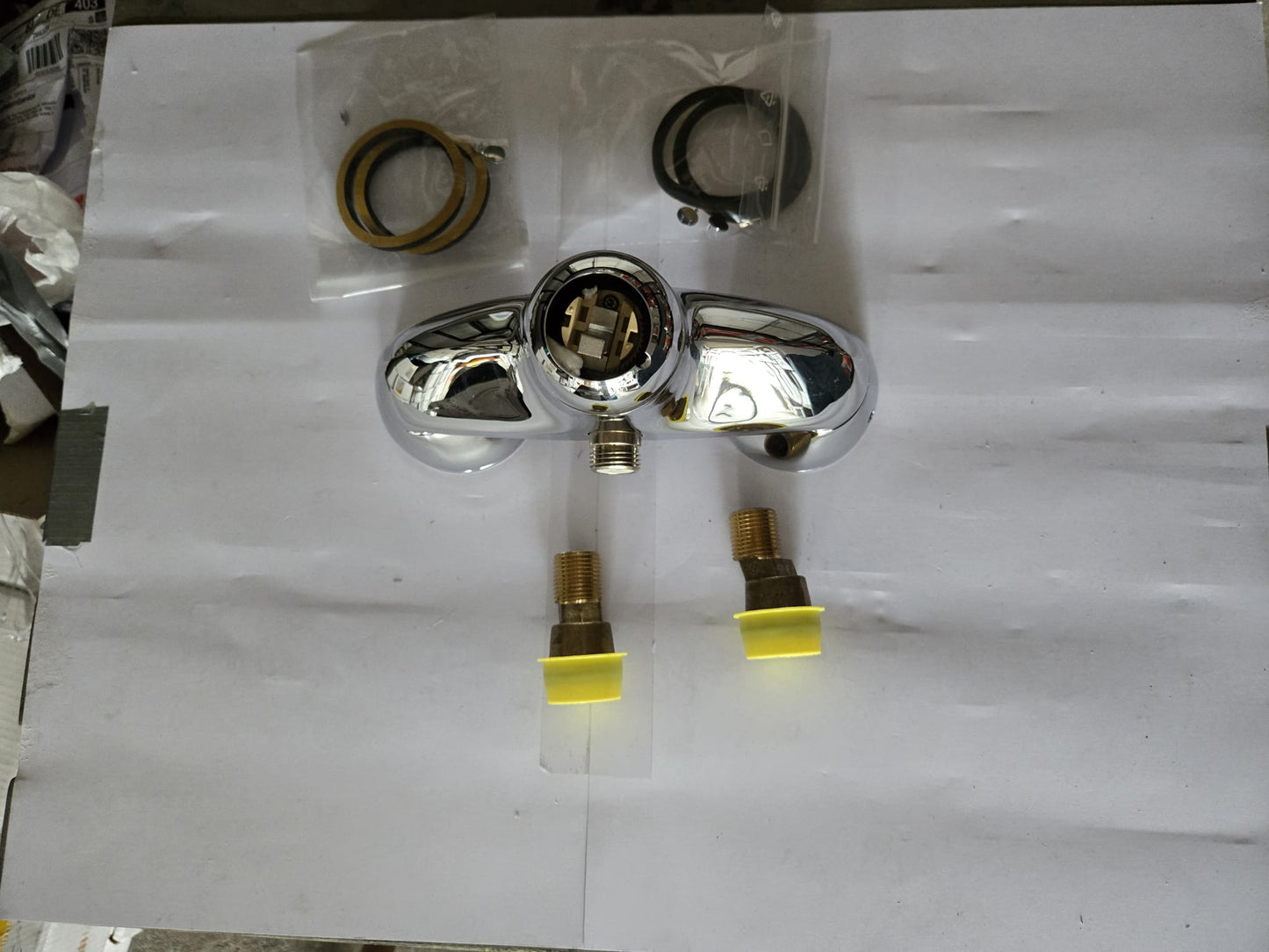 Hansa HANSASTAR Brausebatterie 55670100 Chrom ohne Bedienhebel