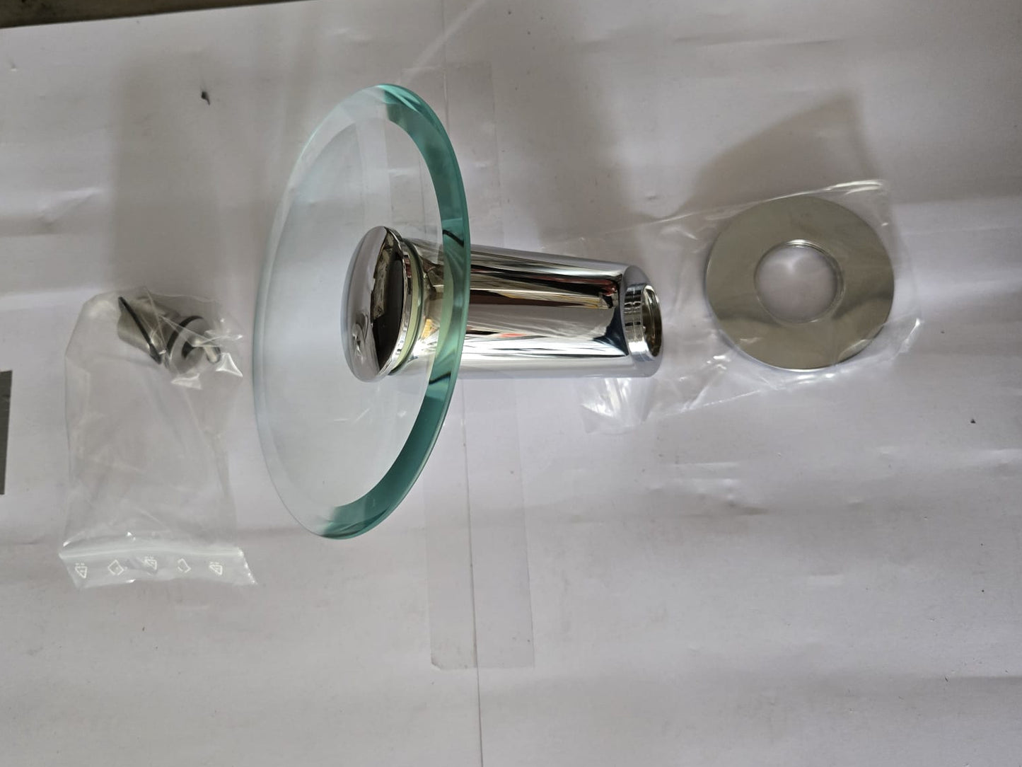 Hansa HANSAMURANO Kopfbrause 5617010078 Chrom mit Klarglas