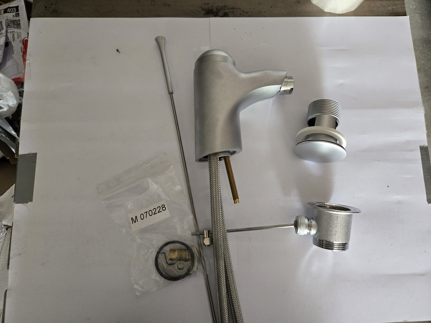 Hansa HANSASTAR Bidetbatterie 55063200 Chrom Matt mit Lagerspuren