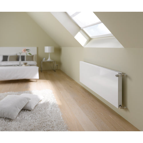 Kermi x2 Plan-K Typ 22 Heizkörper – BH 605 x 102 x 1605 mm, QN2486, weiß, mit Abdeckung – mit Schramme