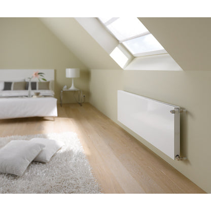 Kermi x2 Plan-K Typ 22 Heizkörper – BH 605 x 102 x 1605 mm, QN2486, weiß, mit Abdeckung – mit Schramme