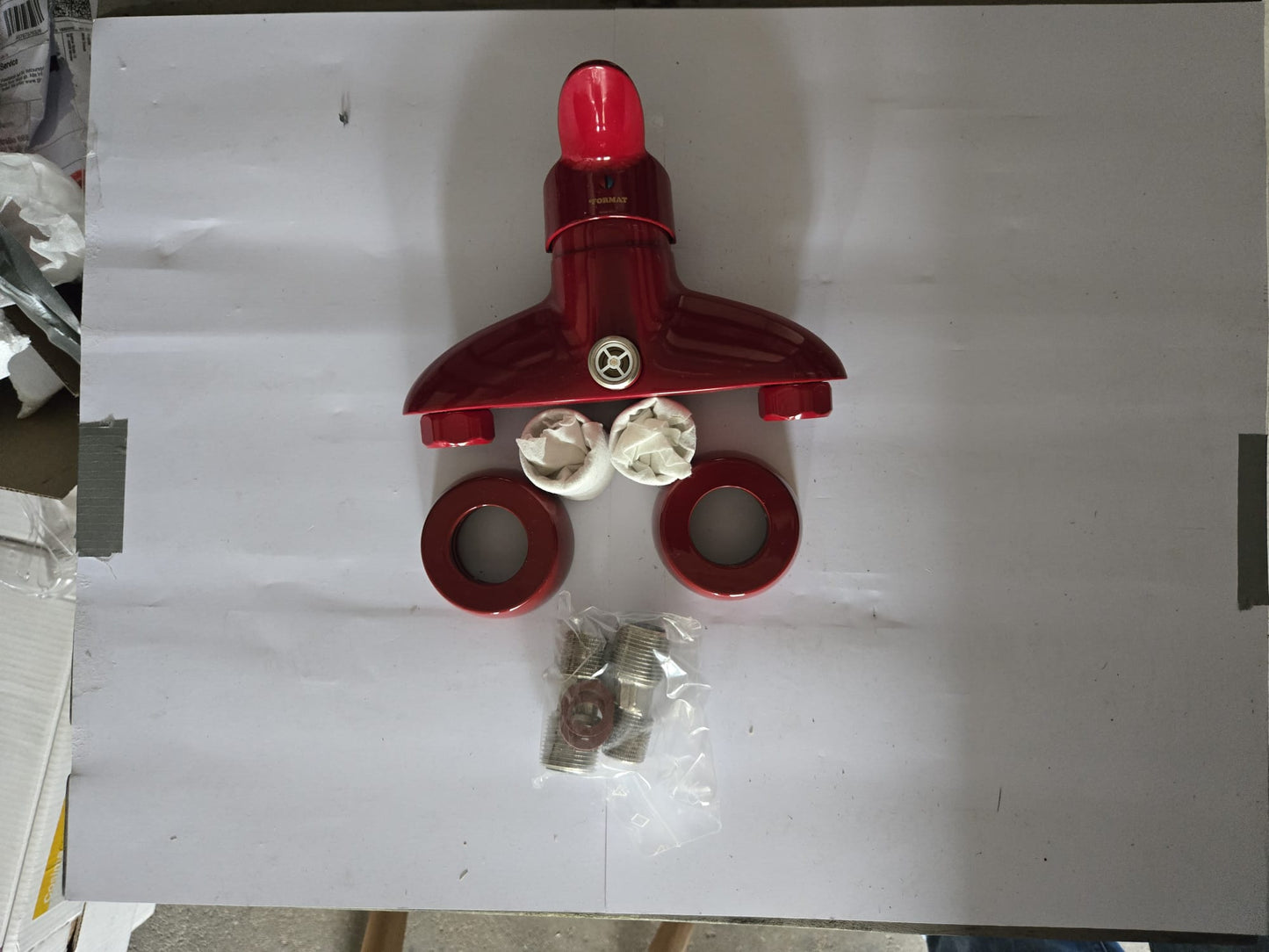 Hansa HANSADISC Brausebatterie Sondervariante 701201510022 Rot