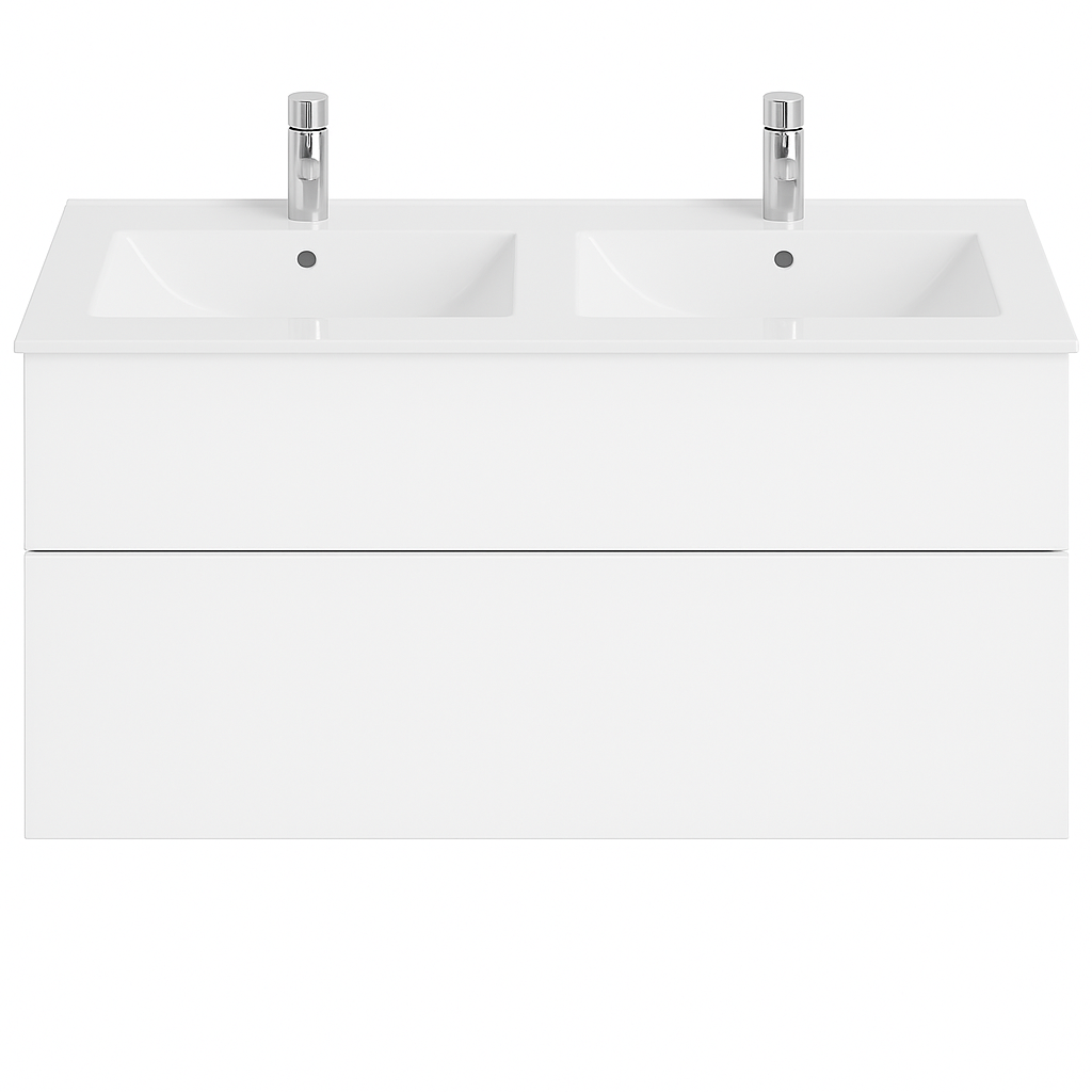 Oase Classic Set Unterschrank inkl. Waschtisch mit hochwertigen Metallschubladen von Hettich (BetaZ)